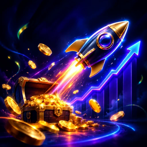 Curva de multiplicador subindo em jogo crash