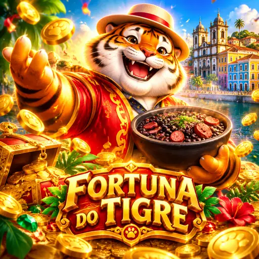 Tela do jogo Fortune Tiger com símbolos chineses