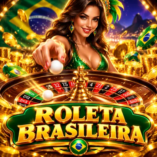 Tela da Roleta Brasileira com mesa e crupiê falando português